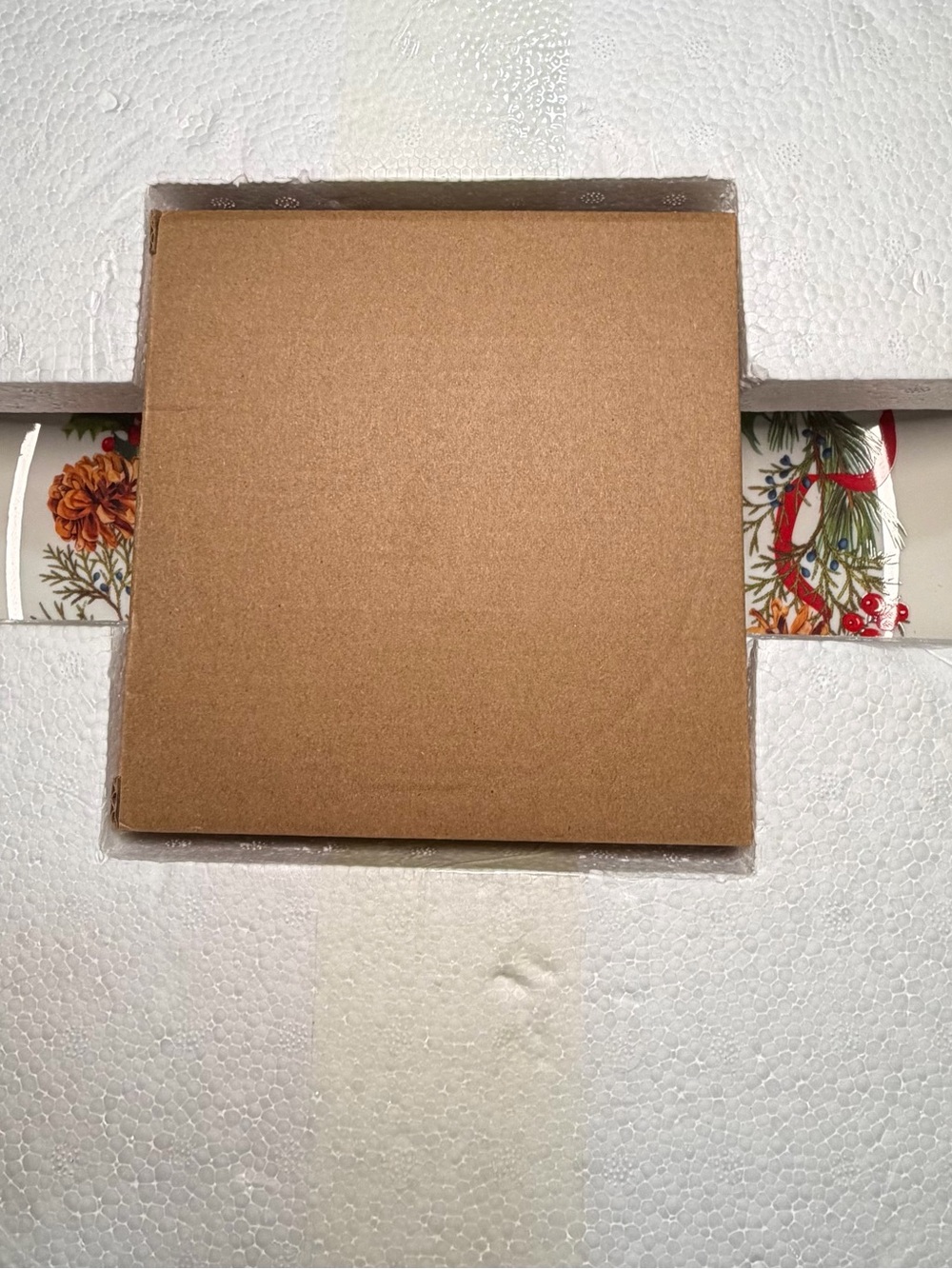 Princess House Brown Cork Storage Square - Natural Organizer Tile